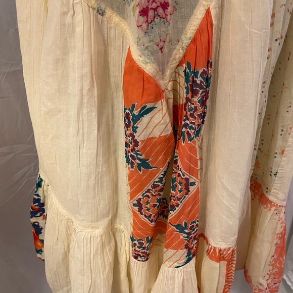 Free People Cream Floral Tunic - Picture 8 of 10